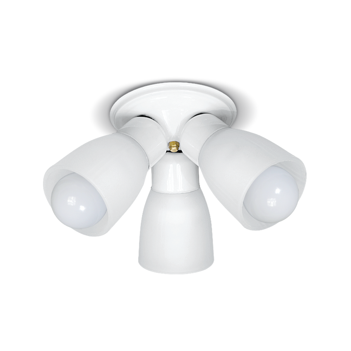 APLIQUE B/VENT 3L FIJAS E27 B/CONSUMO