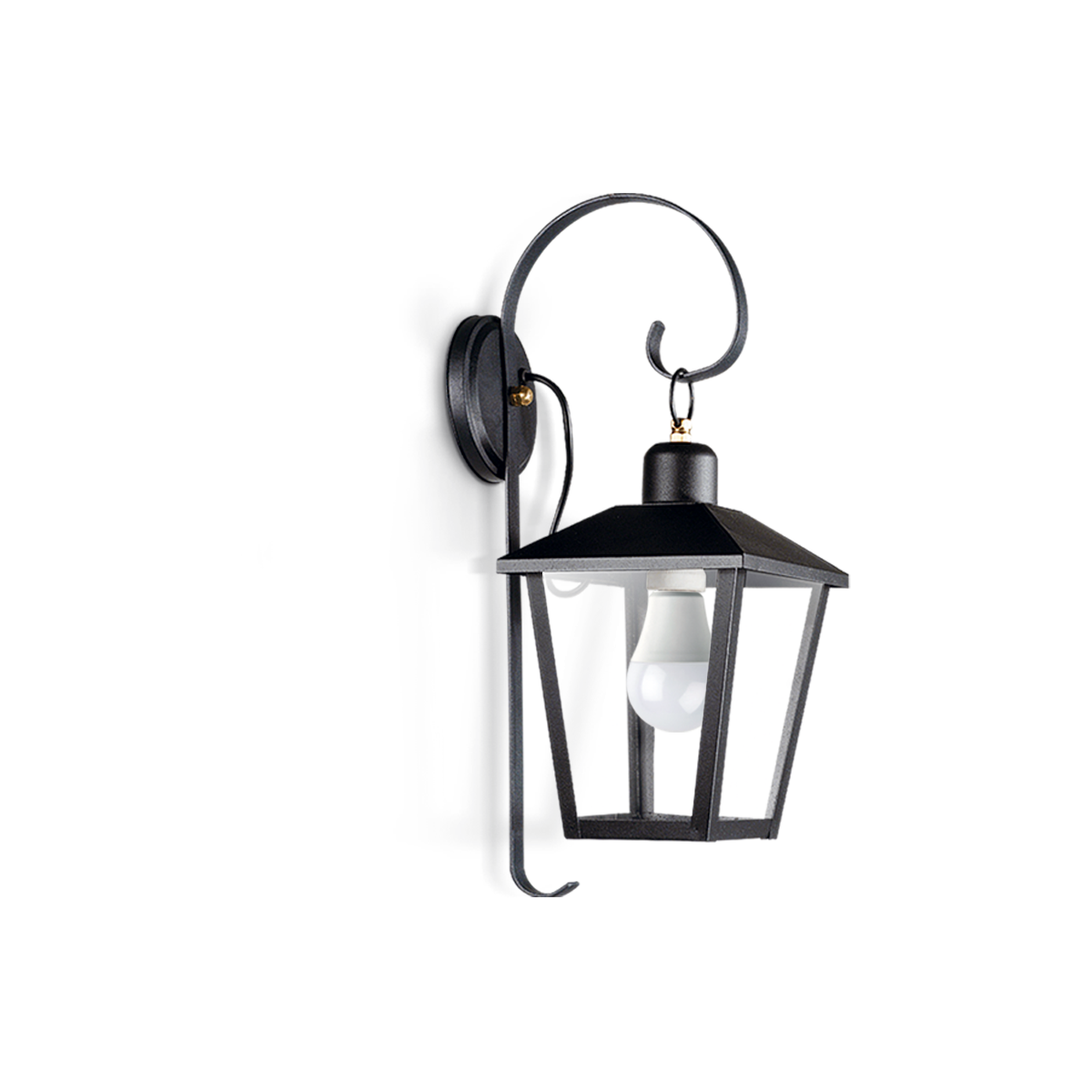 FAROL TRAPEZOIDAL CON MENSULA Y ARO MOVIL