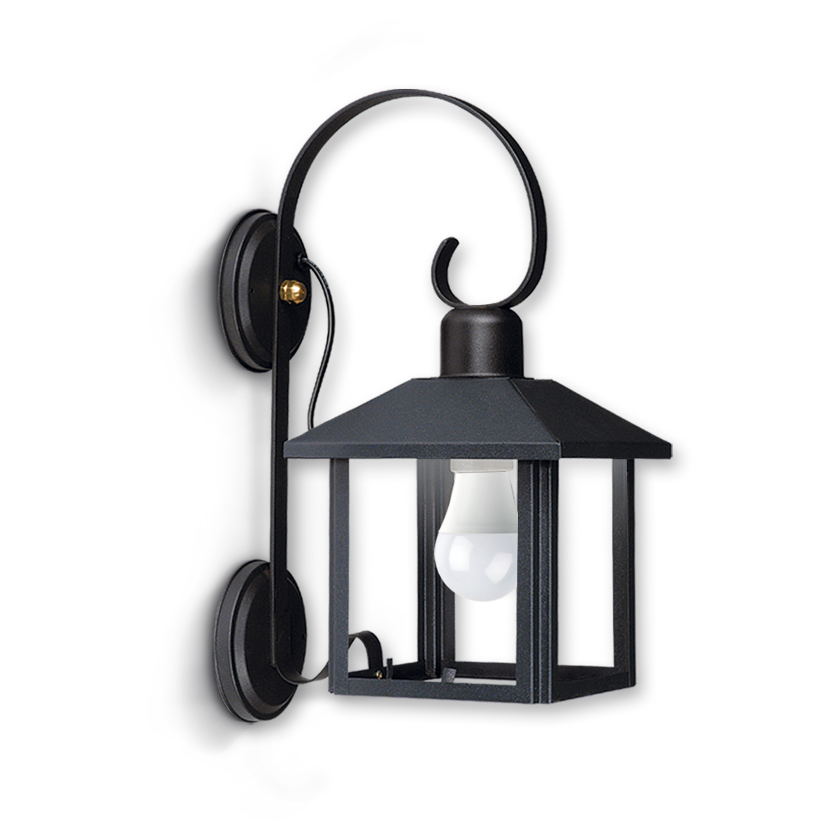 FAROL RECTO CON MENSULA COLONIAL FIJA