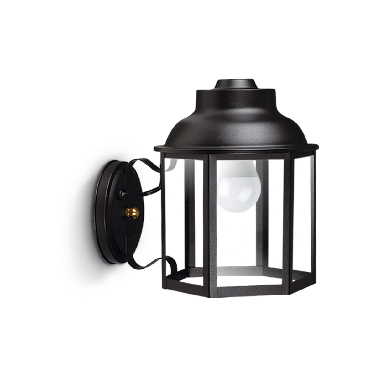 FAROL HEXAGONAL CON BASE CRUCETA