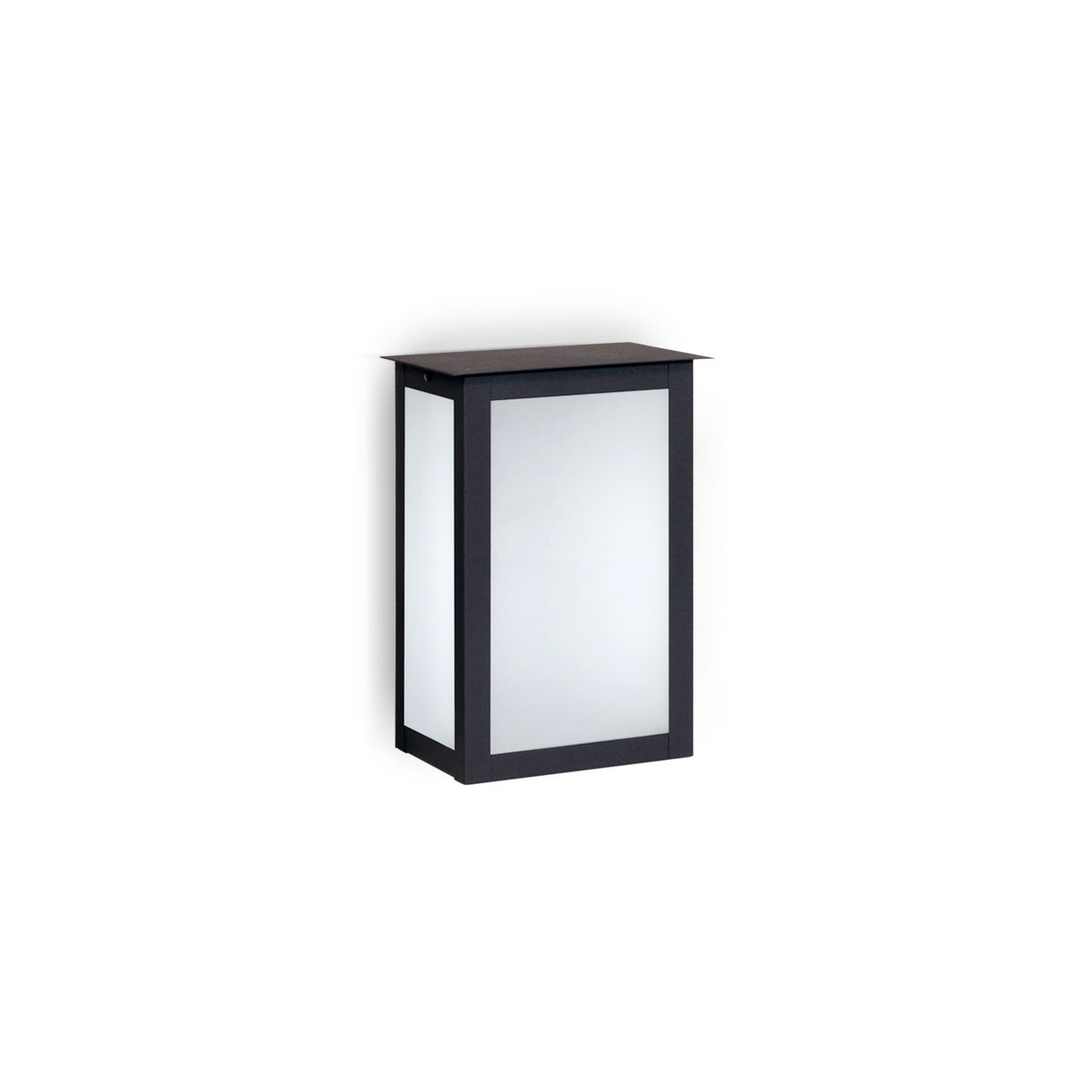 FAROL DE PARED 2L VIDRIO ESMERILADO