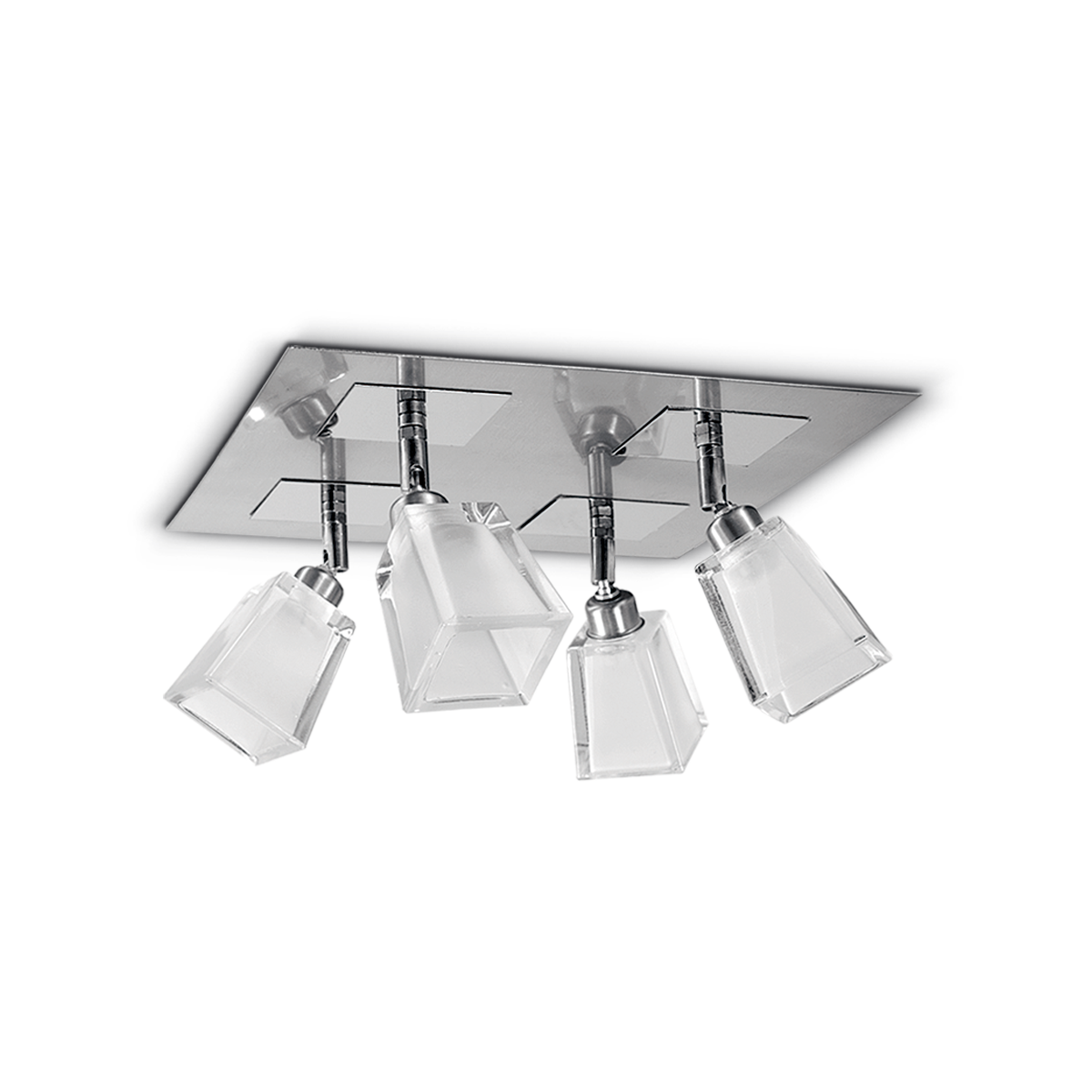 APLIQUE G-9 4L CUADRADO 28X28 CUBETO