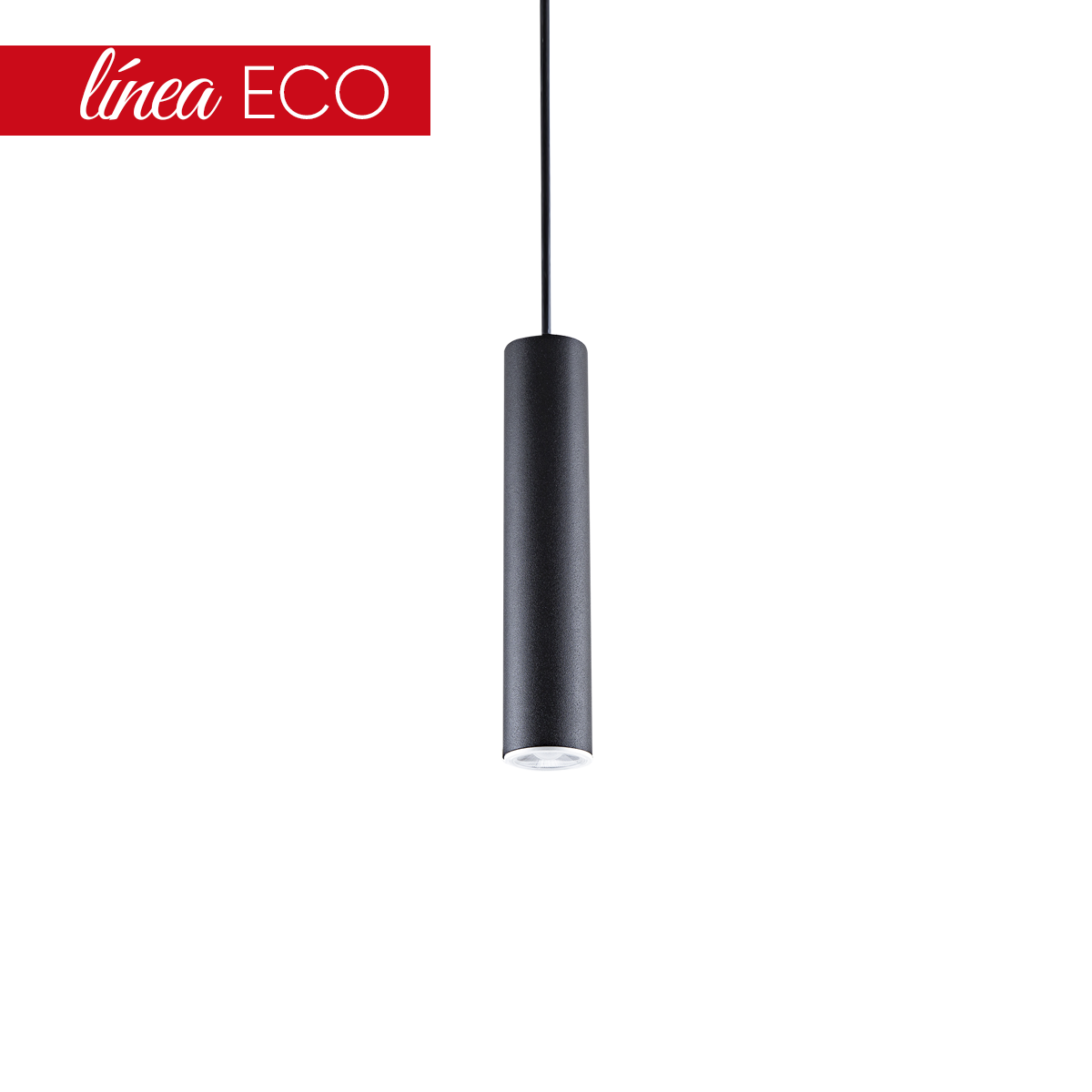 COLGANTE TUBO ECO 1 LUZ