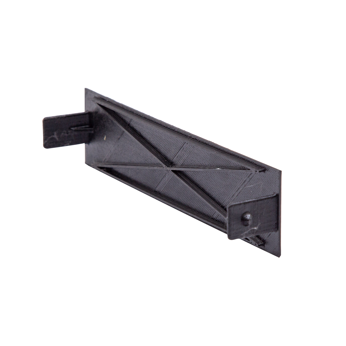 TAPA PLÁSTICA FINAL DE TRAMO P/BANDEJA P/ILUMINACION DE 150 MM NEGRO