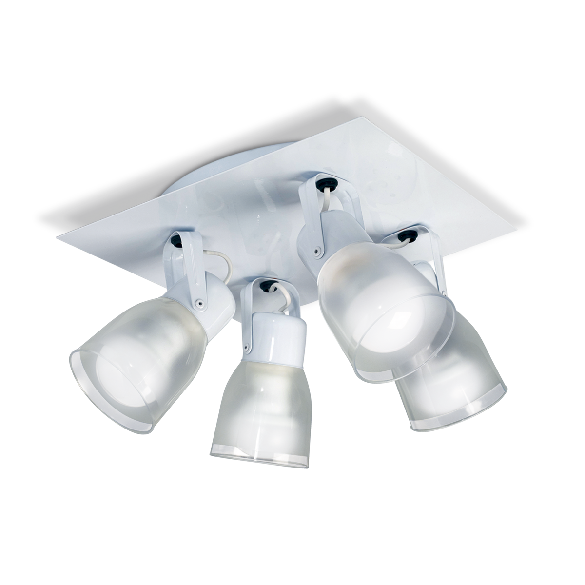 APLIQUE 2L BASE CUADRADA TUL TERMOPLASTICA