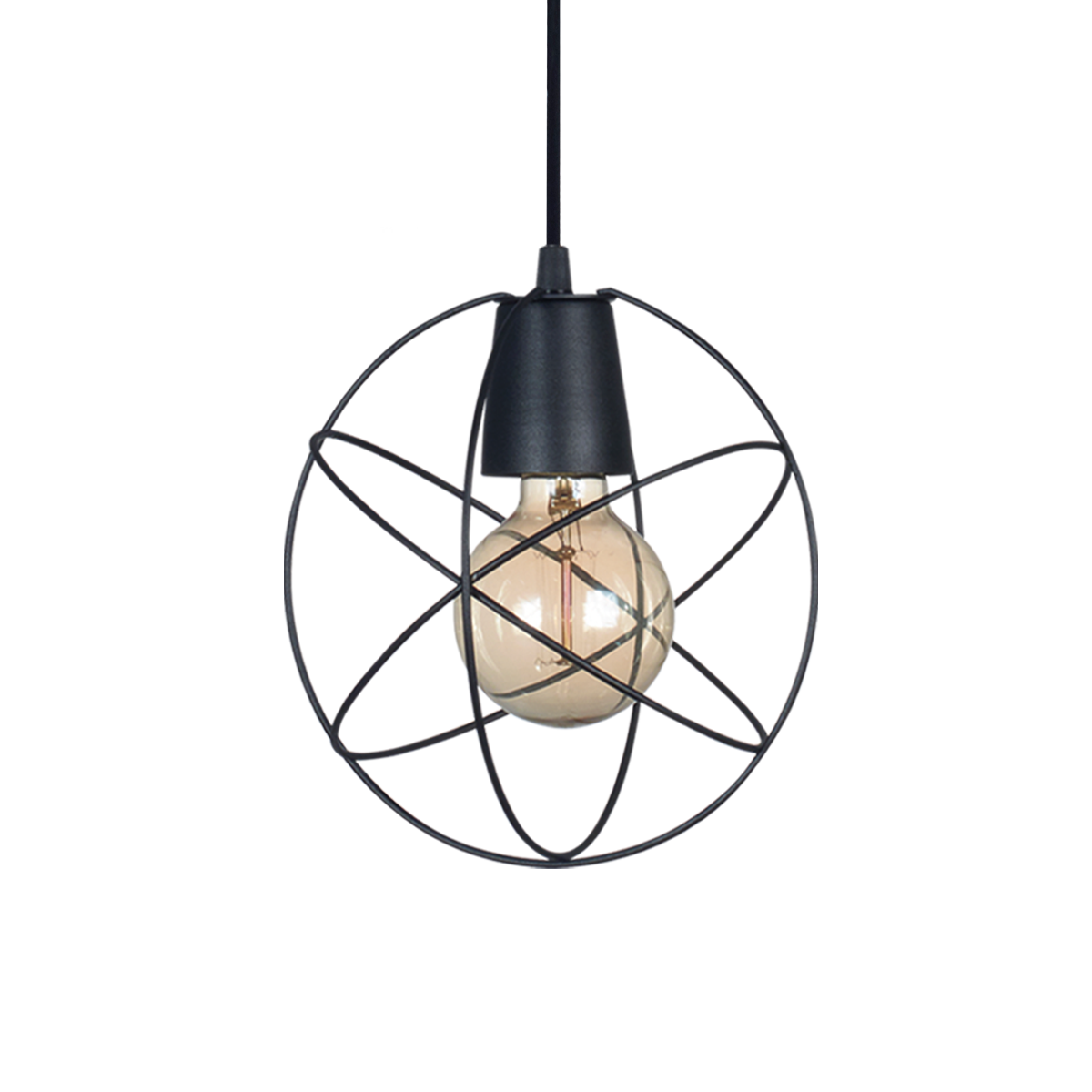 COLGANTE JAULA ESFERA MINI 1 LUZ