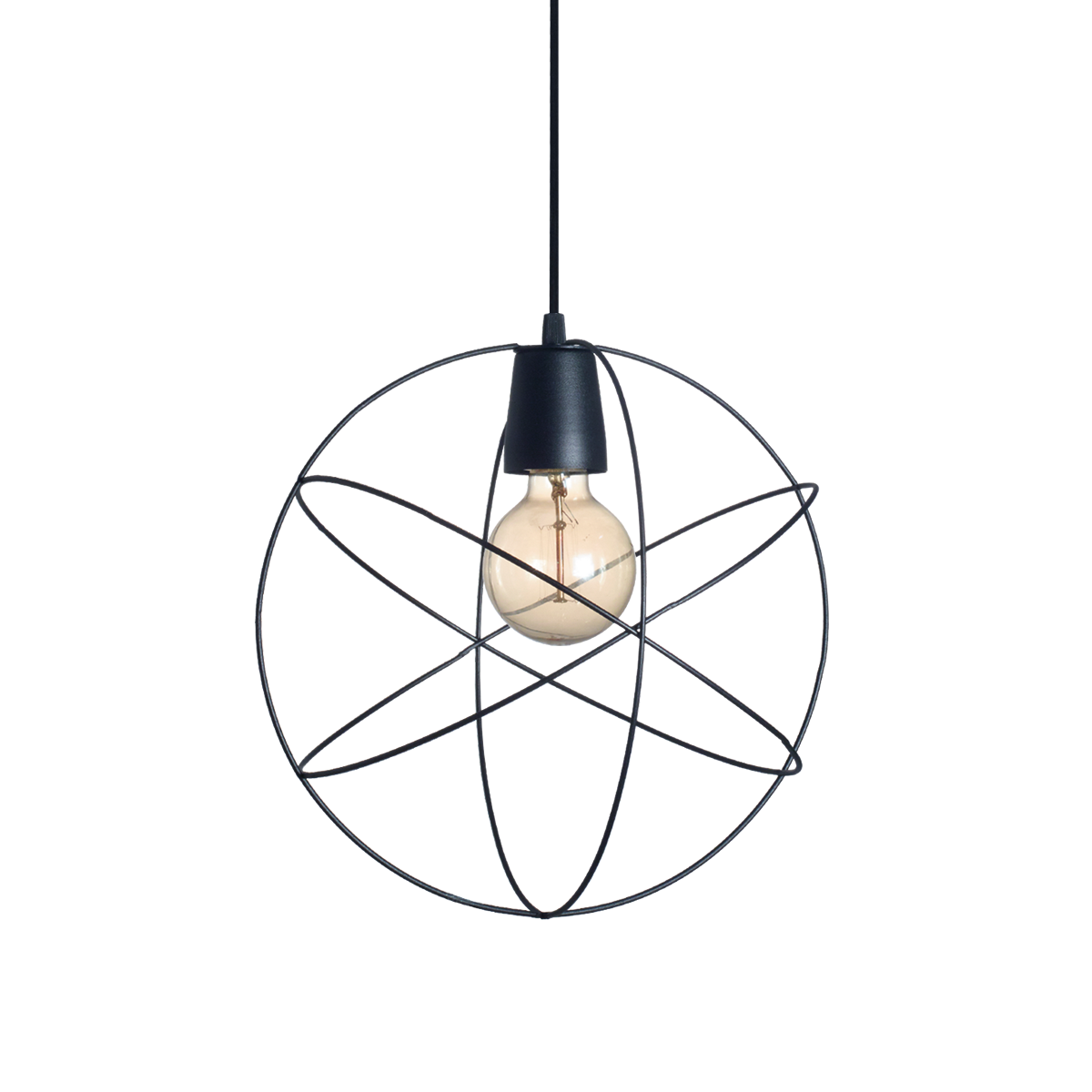 COLG DE ALAMBRE TIPO JAULA ESFERA 1L