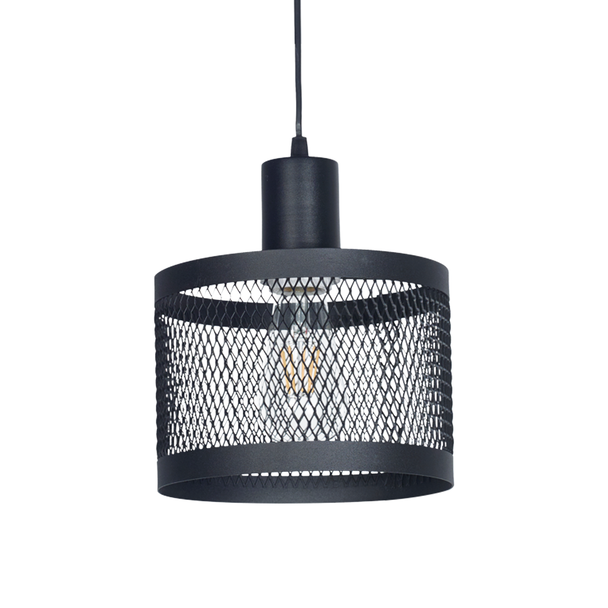 COLGANTE 1L CON PANTALLA DE MALLA METALICA