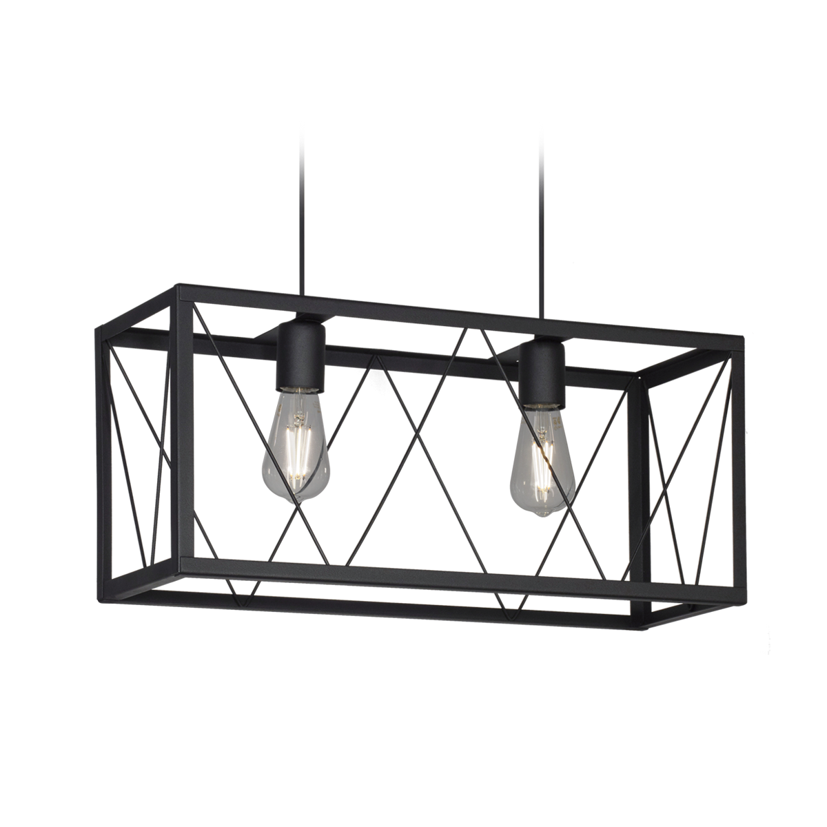 COLGANTE DE HIERRO 2L CON RAYOS DE ALAMBRE