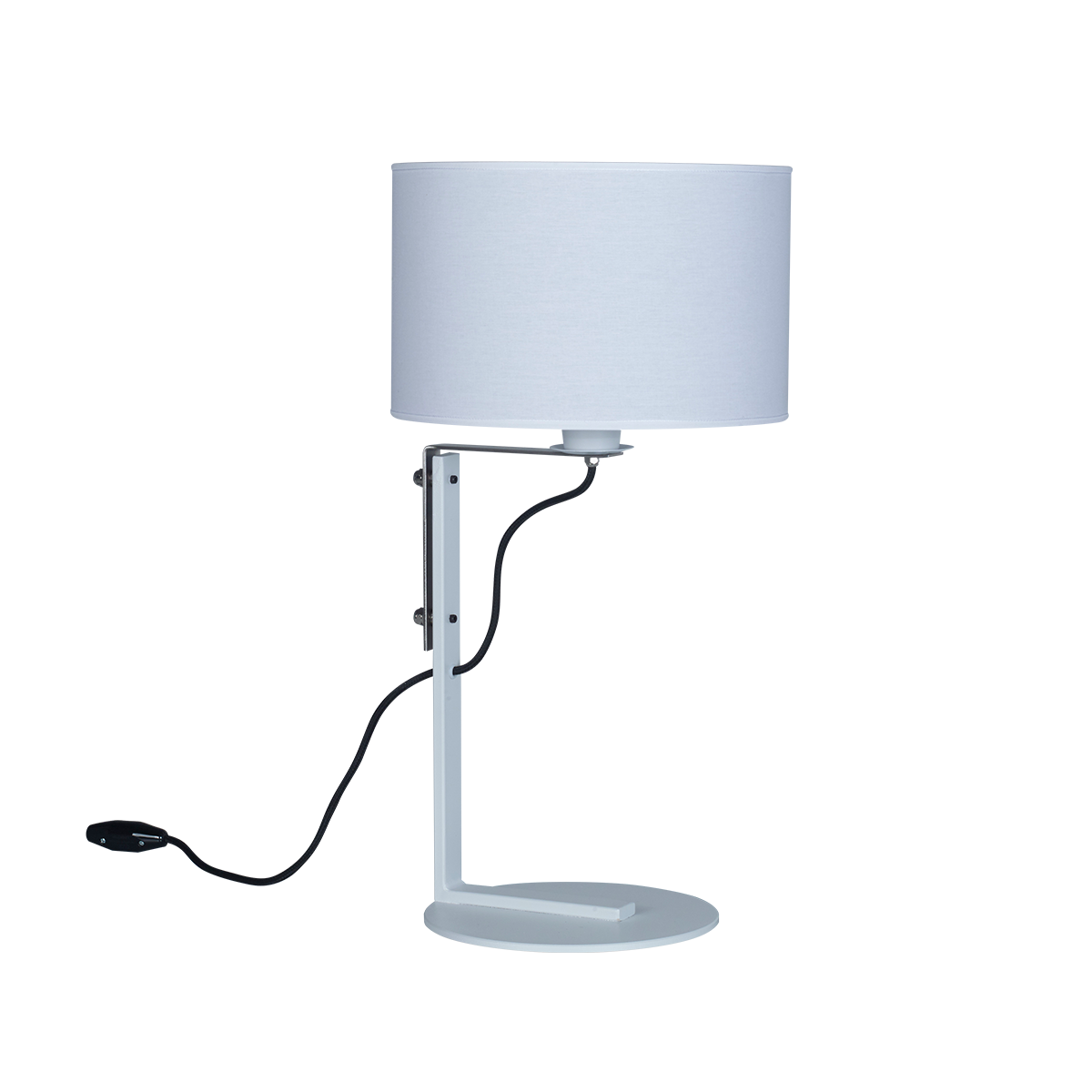 LAMPARA DE MESA BLANCO MICRO BASE Ø23CM