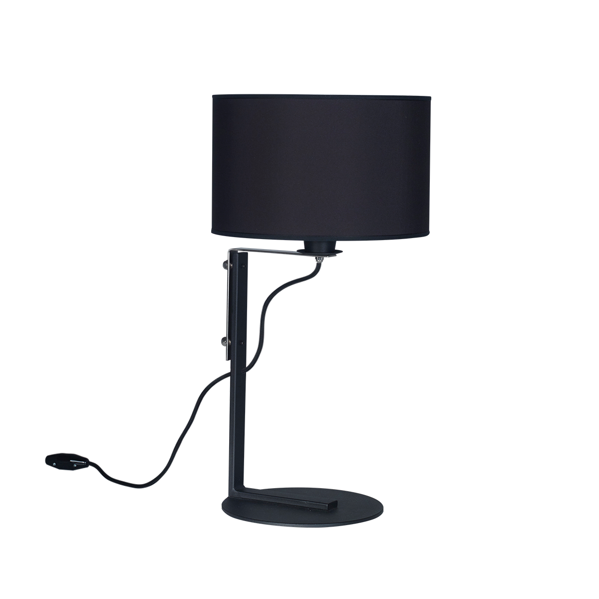 LAMPARA DE MESA NEGRO MICRO BASE Ø23CM