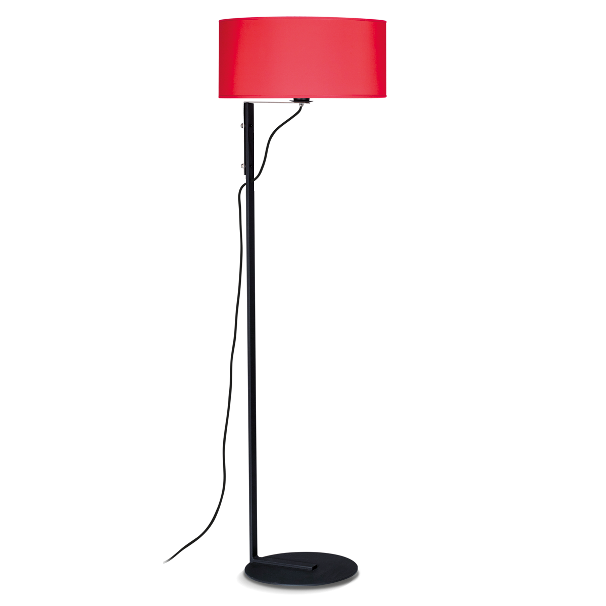 LAMPARA DE PIE NEGRO MICRO BASE Ø32CM