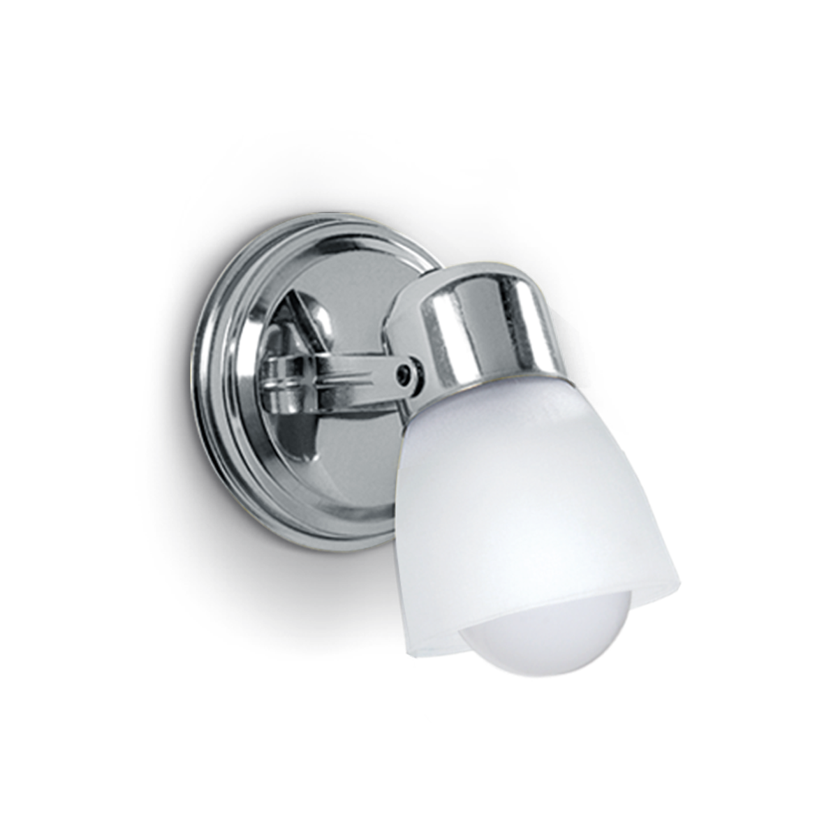 APLIQUE B/RED 1L E27 C/TULIPA INTERMEDIA