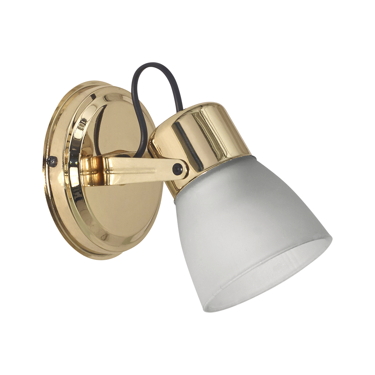 APLIQUE B/RED 1L E27 C/TULIPA INTERMEDIA