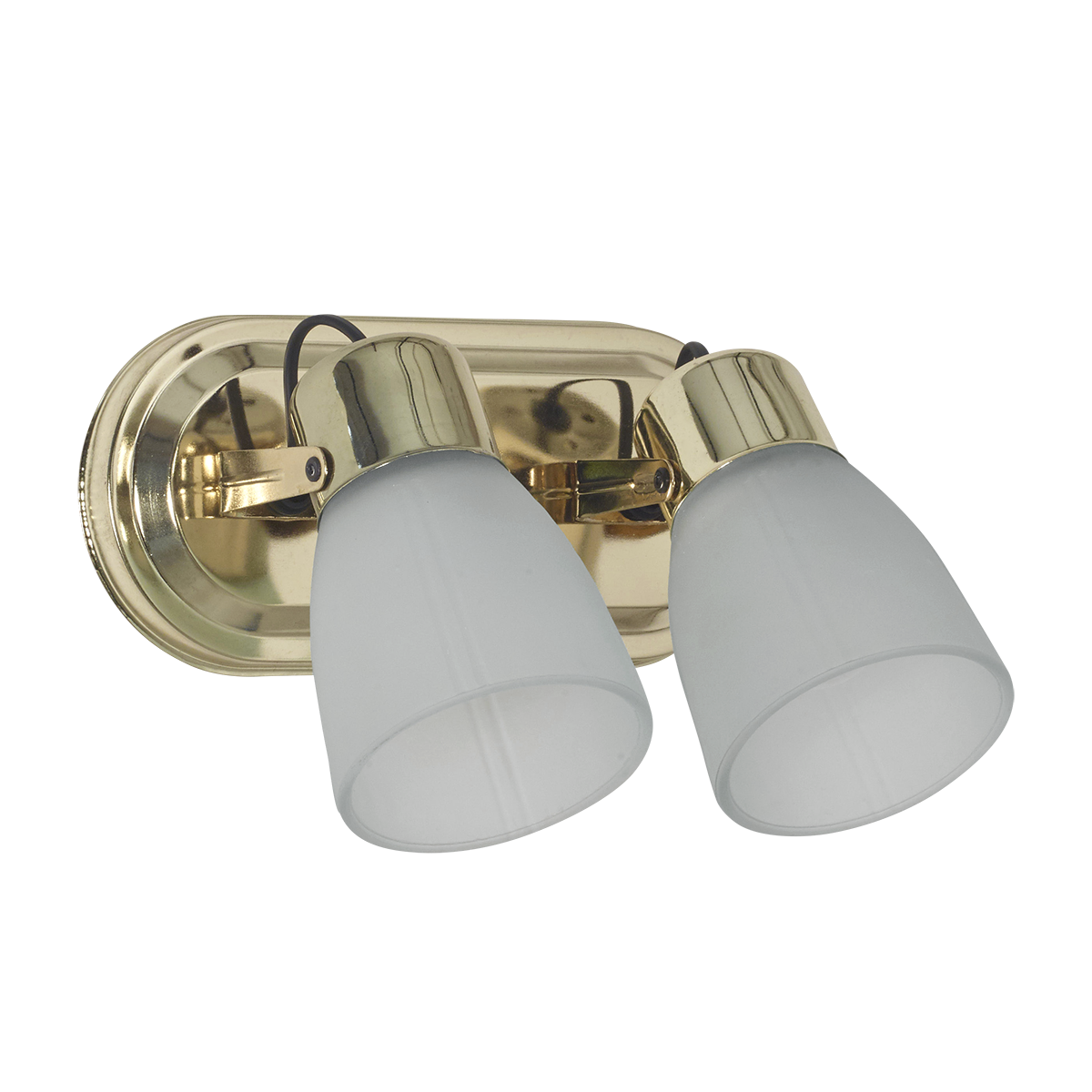 APLIQUE B/OVAL 2L E27 C/TULIPA INTERMEDIA