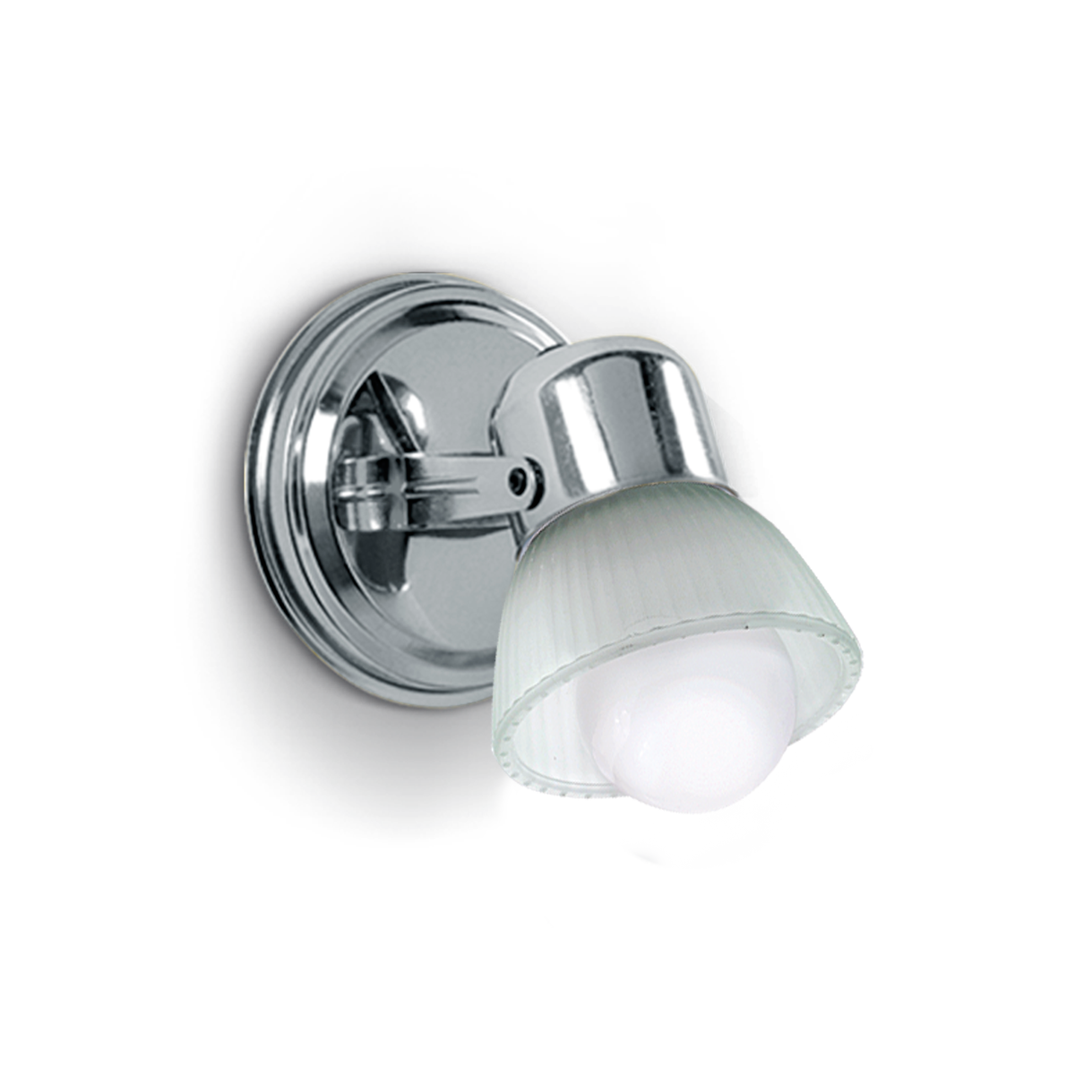 APLIQUE B/RED 1L E27 C/TULIPA RAYE