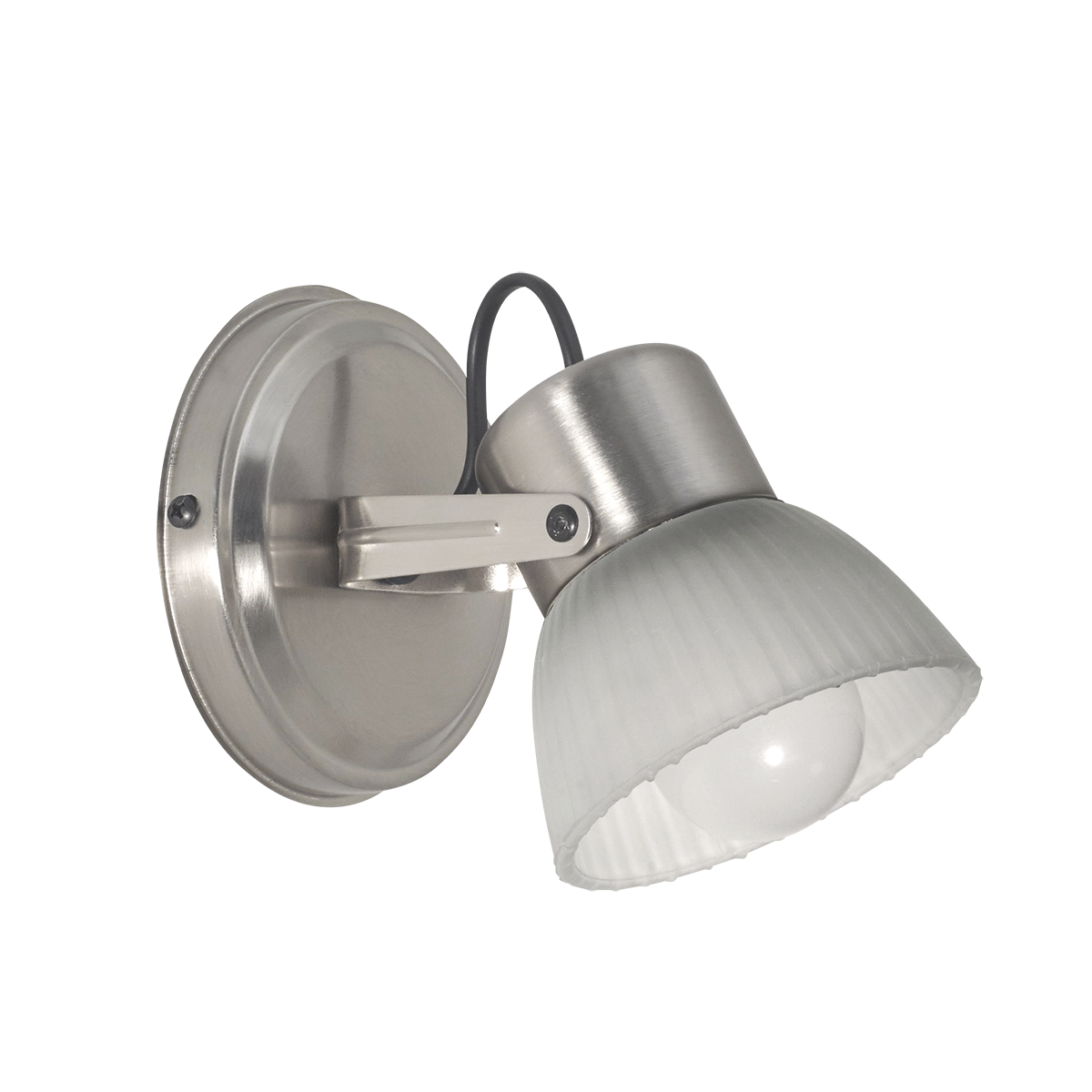 APLIQUE B/RED 1L E27 C/TULIPA RAYE