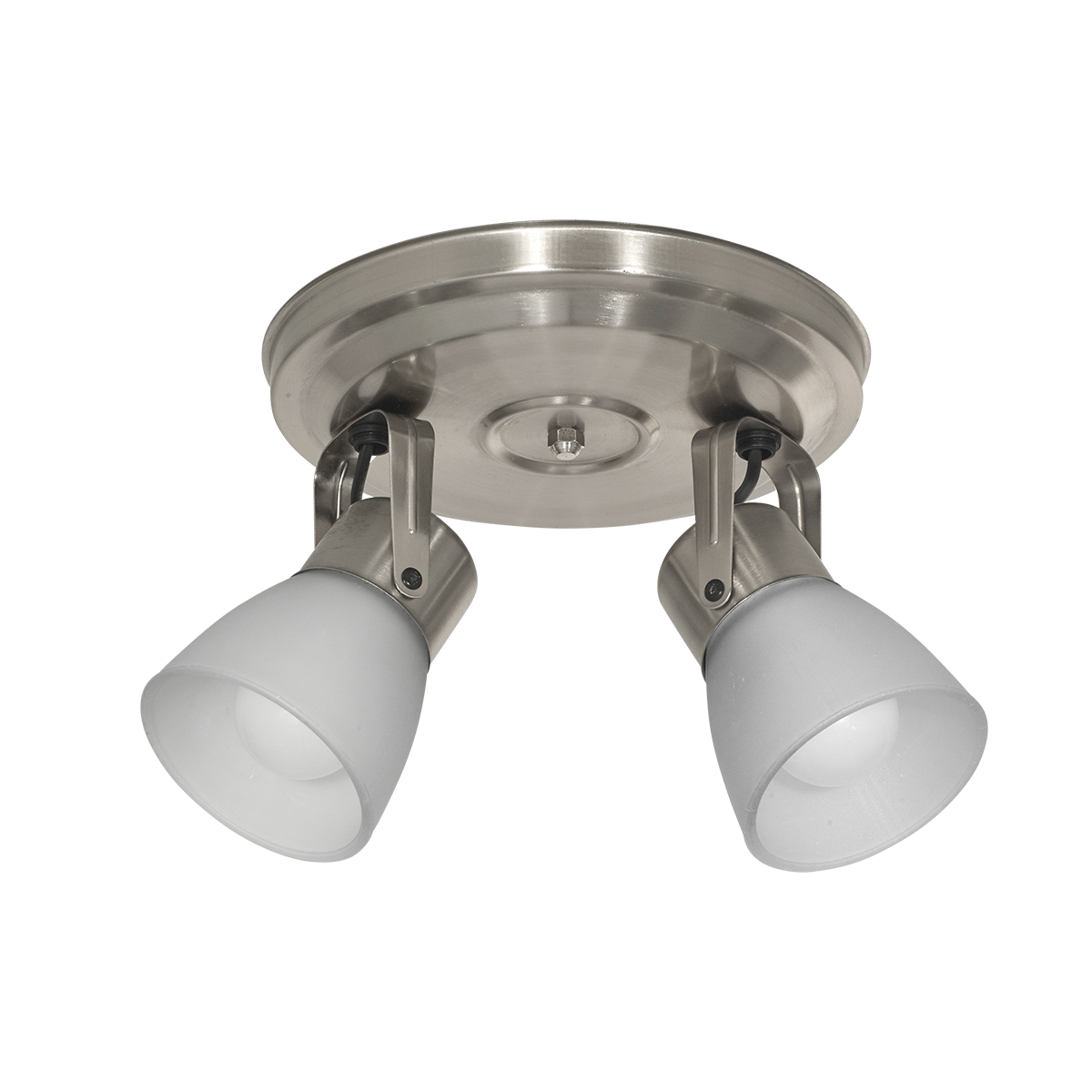 APLIQ. 2 LUCES B/REDONDA C/TULIPA RAYÉ