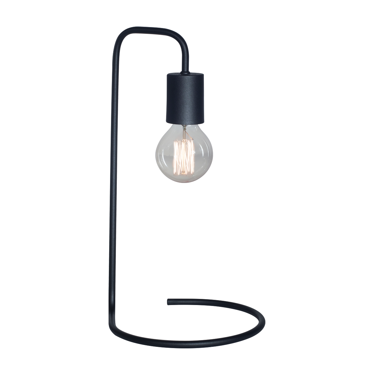 VEL. BASE CIRCULO NEGRO 1L H42CM