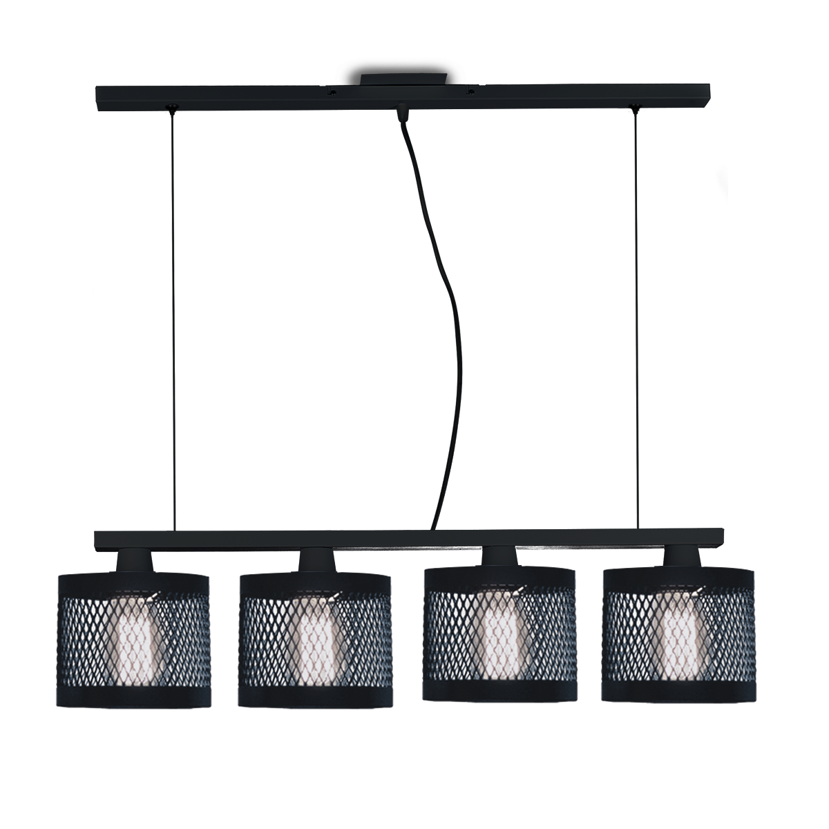 COLGANTE 4L CON PANTALLA DE MALLA METALICA