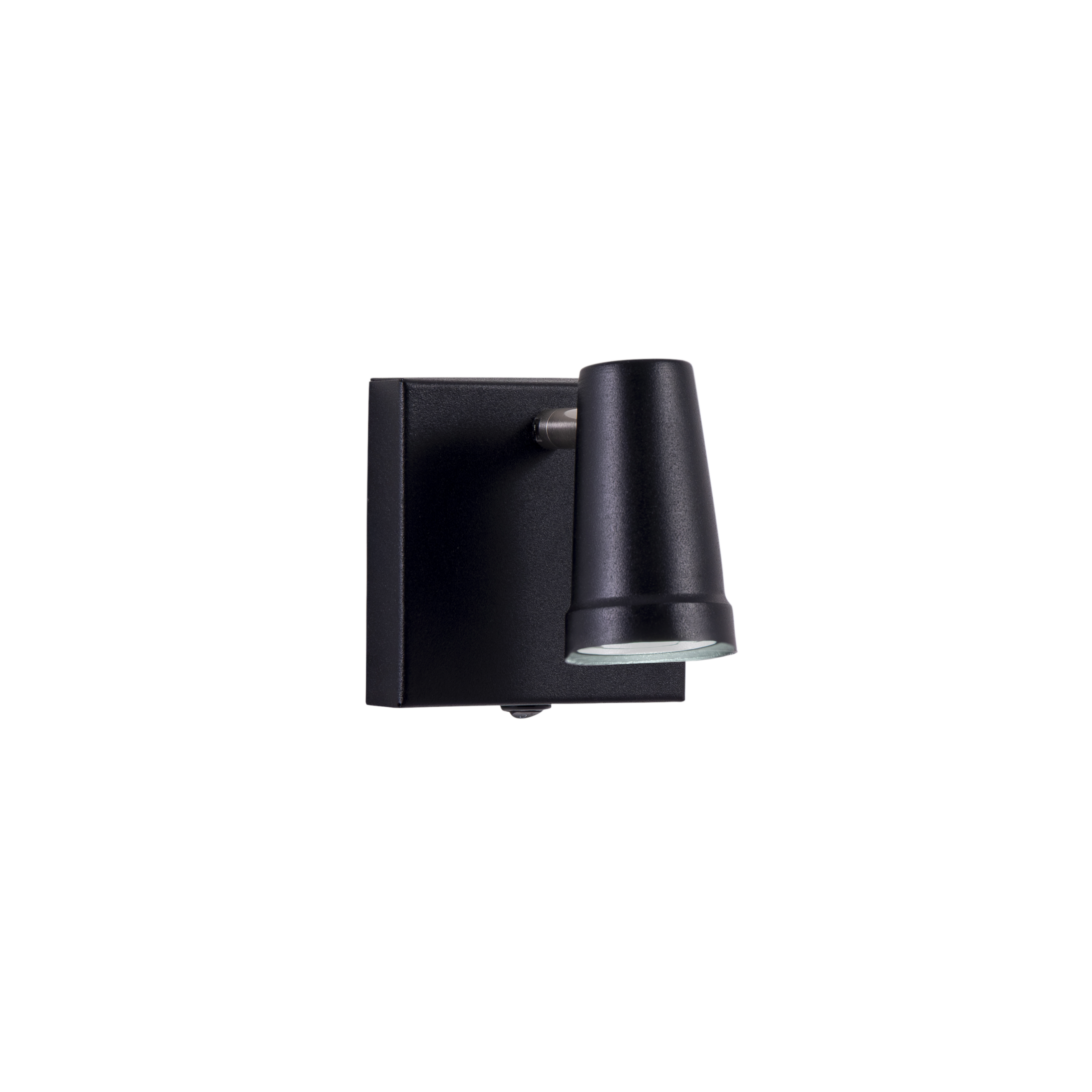 APLIQUE 1L C/INTERRUP CABEZAL METALICO LISO C/MOVIMIENTO