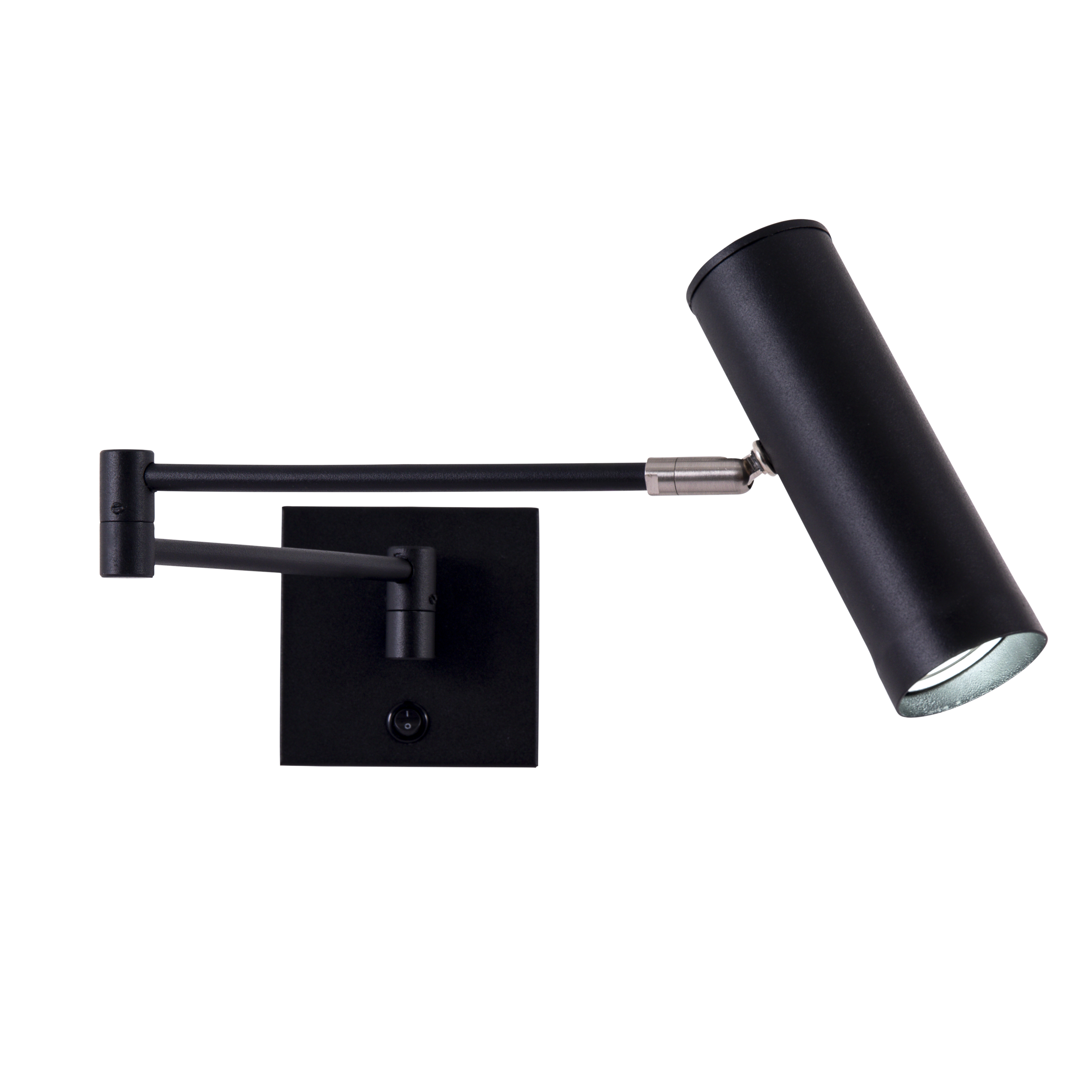 APLIQUE 1L C/INTERRUPTOR Y MOVIMIENTO BRAZO DOBLE CABEZAL TUBO ORIENTABLE