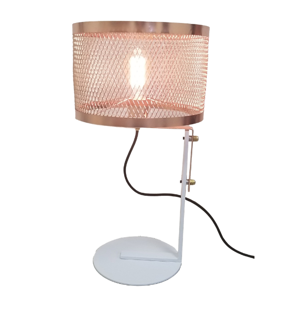 LAMPARA DE MESA BLANCO MICRO BASE Ø23CM
