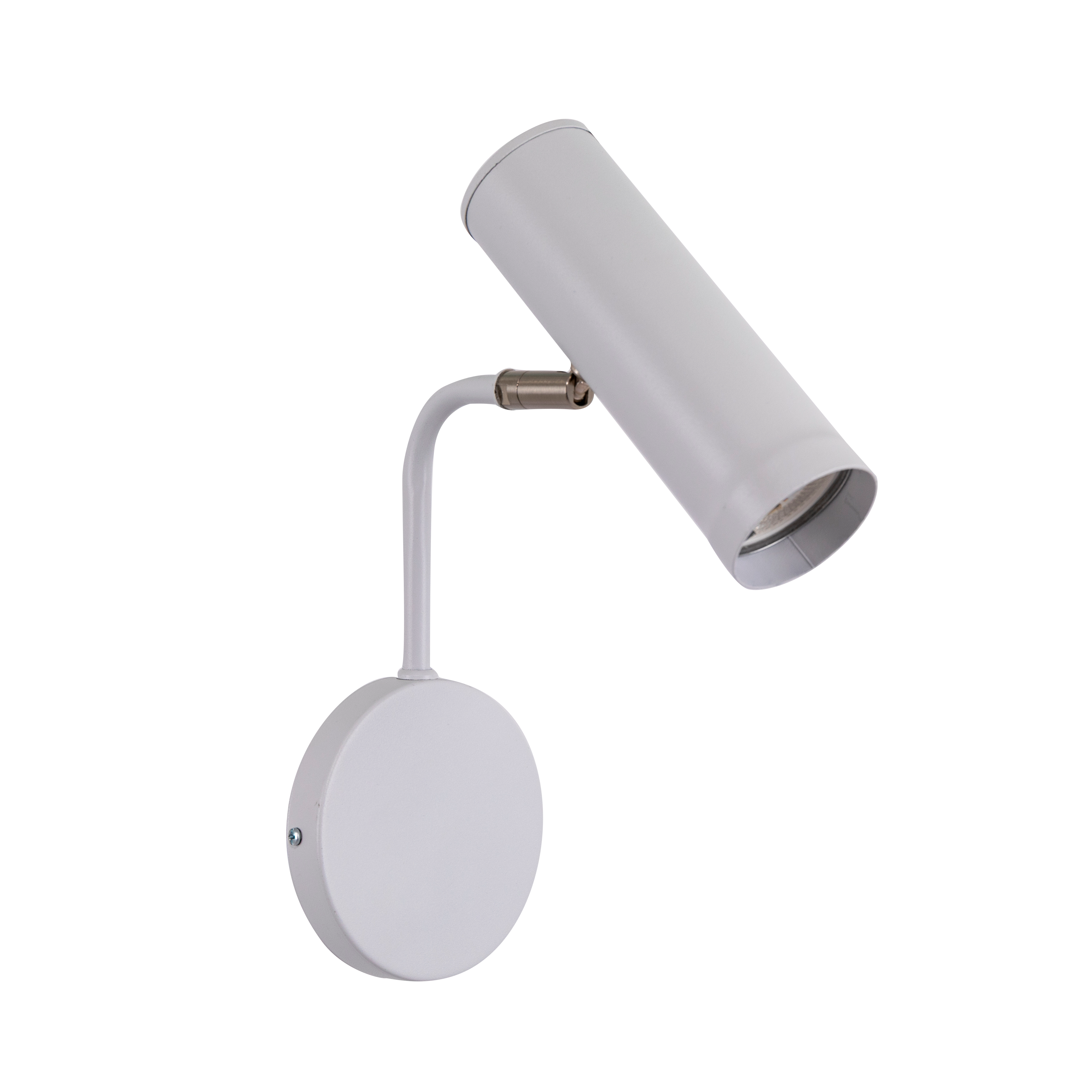 APLIQUE BASE REDONDA C/ PANTALLA TUBO METAL 3L