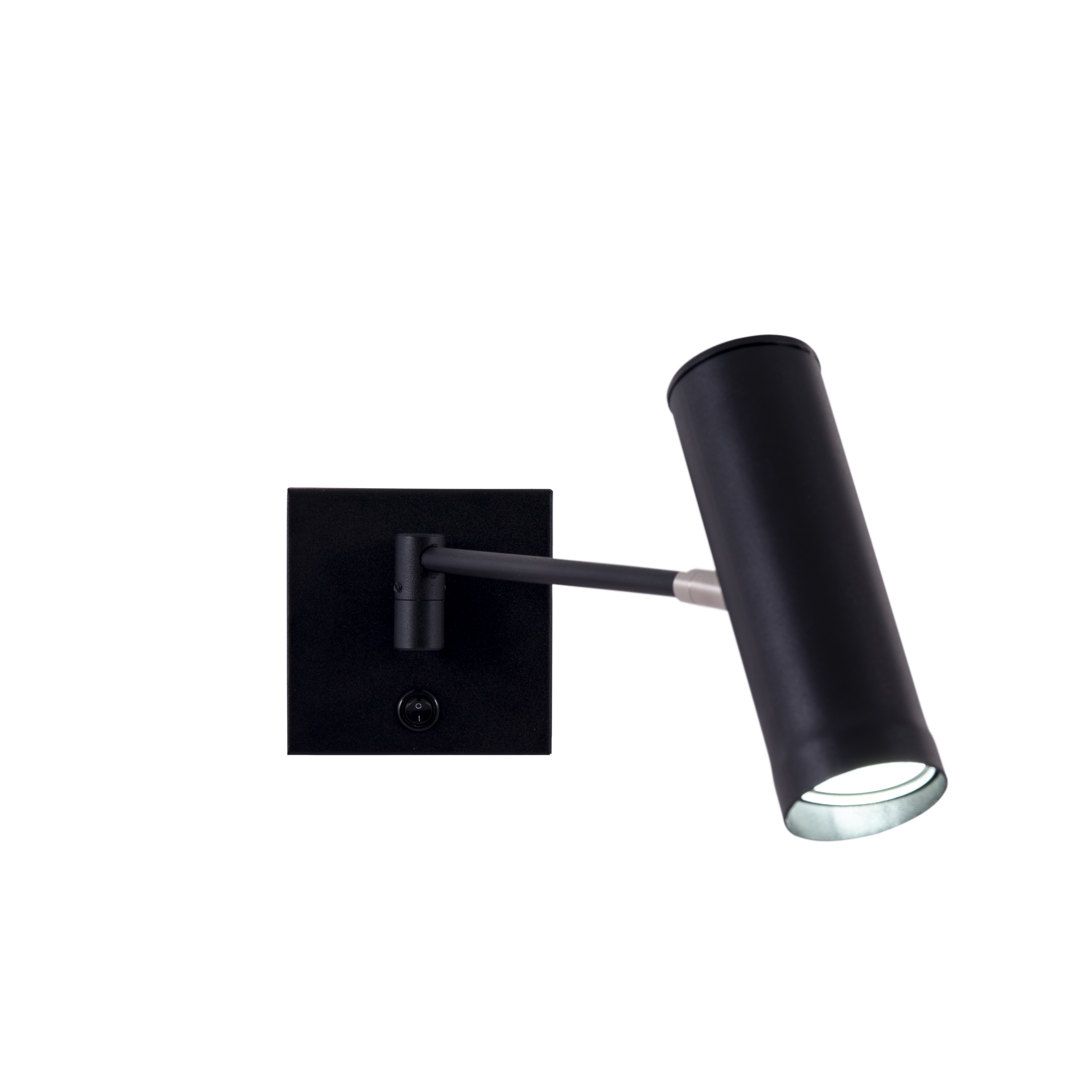 APLIQUE 1L C/INTERRUPTOR Y MOVIMIENTO BRAZO SIMPLE CABEZAL TUBO ORIENTABLE