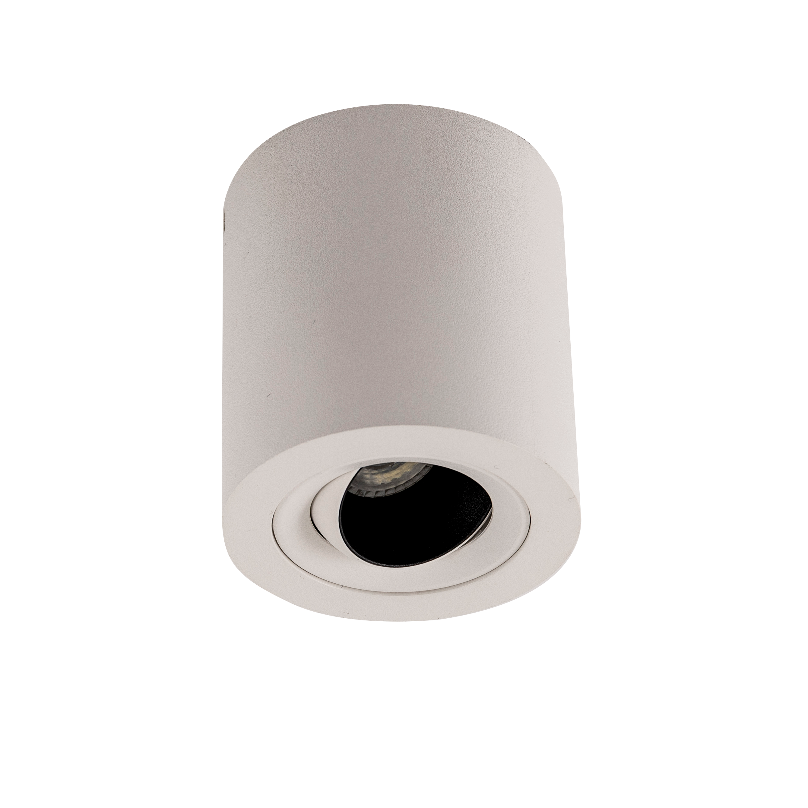 Aplique de techo cilíndrico orientable antideslumbrante