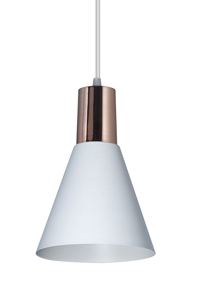 COLGANTE 1L PANTALLA METALICA EMBUDO COMBINADO CON COBRE